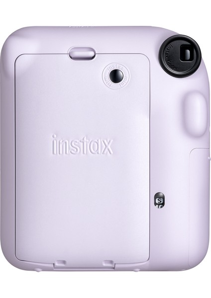 Instax Mini 12 Lila Fotoğraf Makinesi + 10'lu Film Mini Albüm ve Deri Kılıf