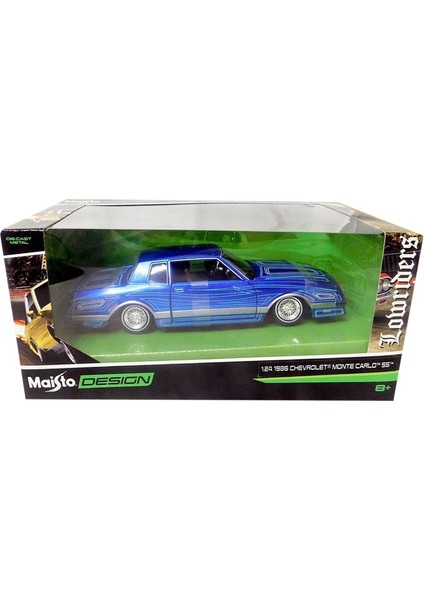1/24 1986 Chevrolet Monte Carlo Ss Mavi Model Araba