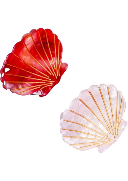 Little Mermaids Kırmızı Kız Çocuk Kemik Toka