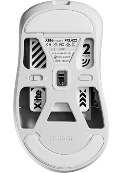 Xlite V4 Xs-1 Sensör Beyaz Size 2 Medium Kablosuz Gaming Mouse PXL422