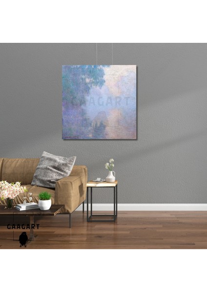 Kare Kanvas Tablo Ünlü Eserler Monet The Windmill On The Onbekende Gracht