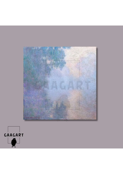 Kare Kanvas Tablo Ünlü Eserler Monet The Windmill On The Onbekende Gracht modelleri