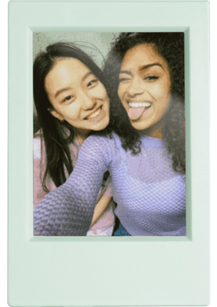Instax Mini 12 Yeşil Fotoğraf Makinesi + Çerçeve ve Deri Kılıf Seti