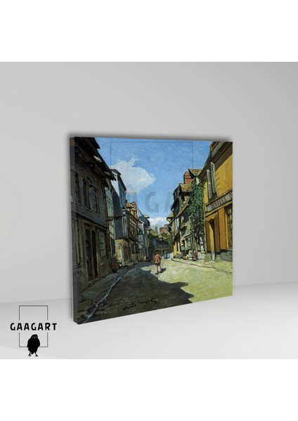 Kare Kanvas Tablo Ünlü Eserler Claude Monet Sokak Tablosu fiyatları