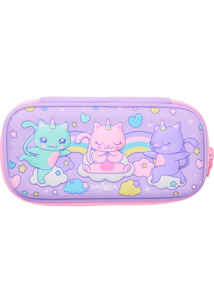 Energetic Lila Unicorn Desenli Kalem Kutusu