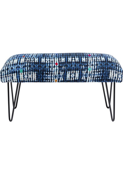 Desna Patchwork Mavi Bench
