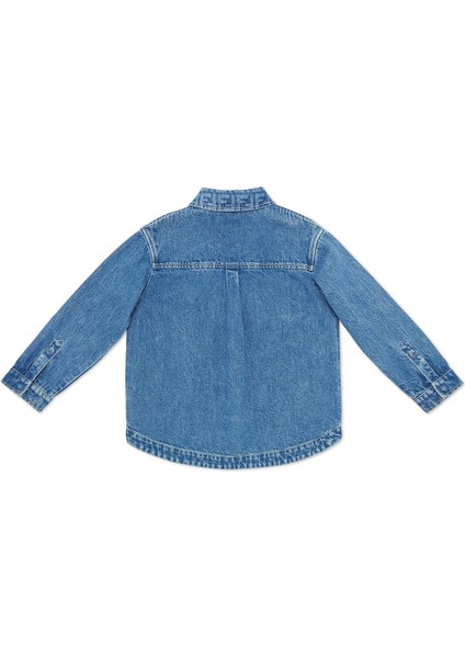 Lacivert Unisex Çocuk Denim Ceket fiyatları