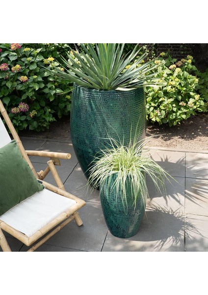 Thom Metal Mavi Saksı 30 cm fırsatları