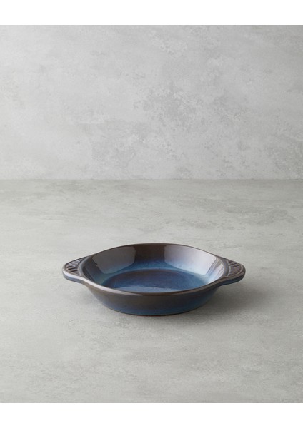 Lia Seramik Fırın Kabı 23,3X18,8X4 cm Mavi