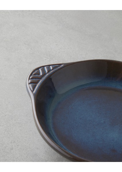 Lia Seramik Fırın Kabı 23,3X18,8X4 cm Mavi modelleri