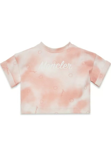 Açık Pembe Kız Çocuk Cropped T-Shirt