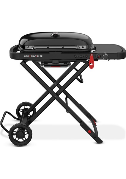 Traveler Stealth Edition Siyah Taşınabilir Gazlı Barbekü