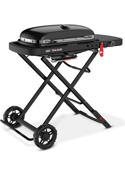 Traveler Stealth Edition Siyah Taşınabilir Gazlı Barbekü