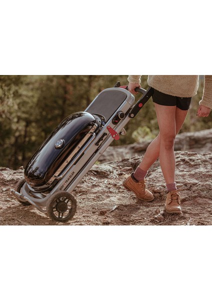 Traveler Stealth Edition Siyah Taşınabilir Gazlı Barbekü