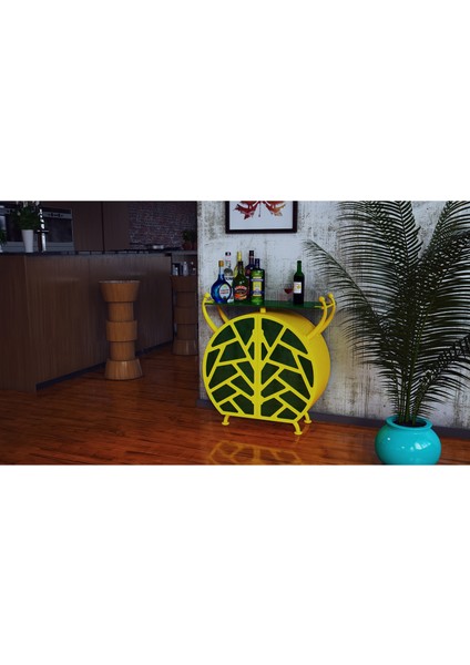 Cocktail Bug Sarı Içki Dolabı