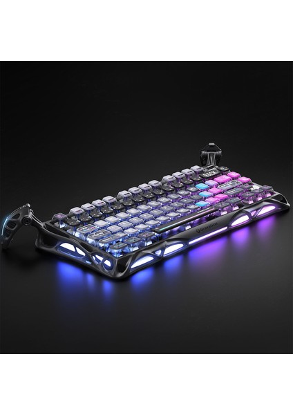 Mercury K1 Pro Rgb Galaxy Siyah Kablosuz Mekanik Gaming Klavye