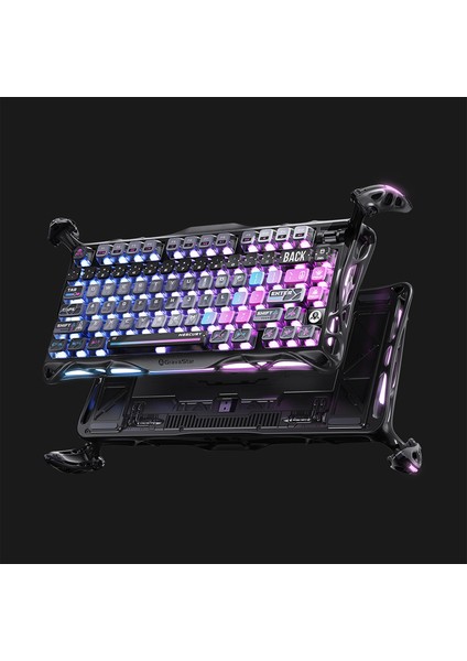 Mercury K1 Pro Rgb Galaxy Siyah Kablosuz Mekanik Gaming Klavye