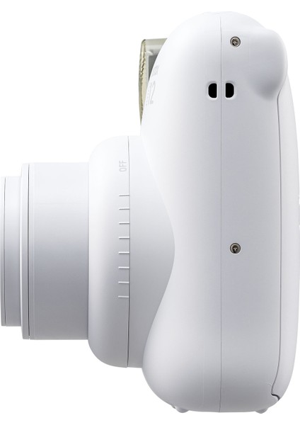 Instax Mini 12 Beyaz Fotoğraf Makinesi + Şeffaf Kılıf Seti