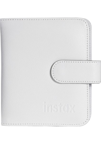 Instax Mini Link 3 Beyaz Akıllı Telefon Yazıcısı Beyaz Çanta Deri Albüm ve 20'li Mini Film
