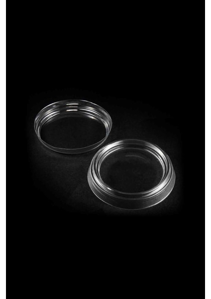 Plastik Silindir Tatlı Kasesi Kapağı 180cc 15li