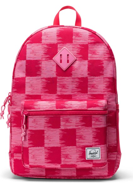 Heritage Pembe Kareli Unisex Çocuk Sırt Çantası