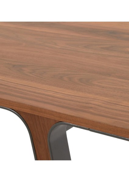 Mobius Walnut Kahverengi Yemek Masası