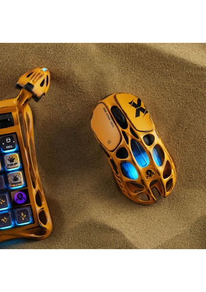 Mercury x Rgb 32K Dpı Special Edition Sarı Kablosuz Optik Gaming Mouse