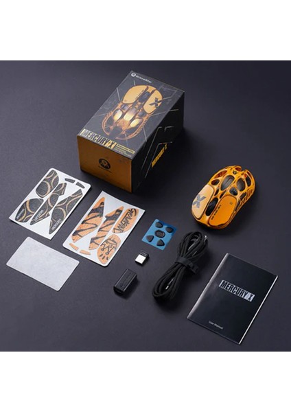 Mercury x Rgb 32K Dpı Special Edition Sarı Kablosuz Optik Gaming Mouse