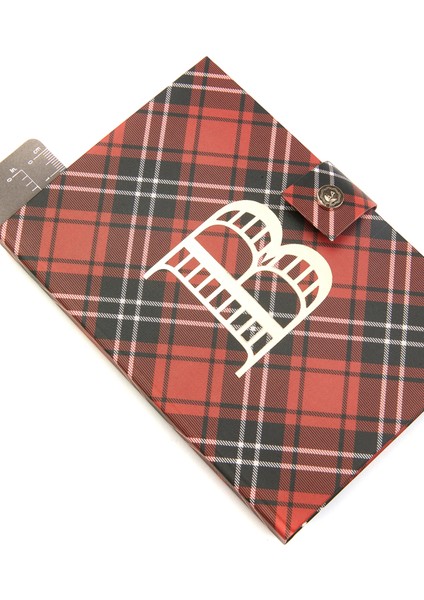 Kırmızı Ekoseli Defter