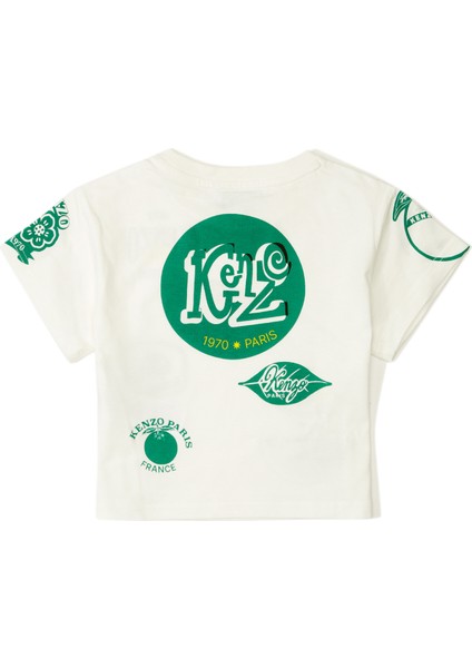 Beyaz Logo Baskılı Erkek Çocuk Sweatshirt fiyatları