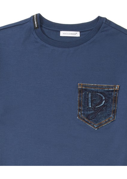 Mavi Logo Detaylı Erkek Çocuk T-Shirt modelleri
