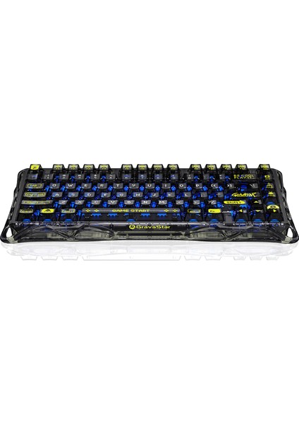 Mercury Siyah K1 Lite+M2 Kablosuz Rgb Işıklı Mekanik Q Gaming Klavye ve Optik Mouse Seti