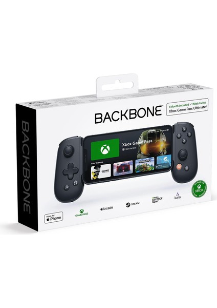 Bb-02-B-X One, Gen1 Xbox Edition Ios - Lightning Siyah Mobil Oyun Konsolu