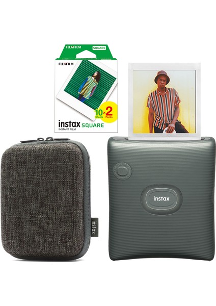 Instax Sq Link Yeşil Ex D Akıllı Telefon Yazıcısı ve Hediye Seti 4