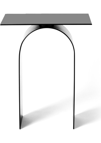 Curve No 1 Mat Siyah Metal Yan Sehpa fiyatları