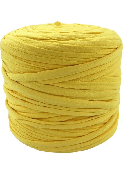 Sarı 022 Penye İp Büyük Boy 650 gr 130 mt Örgü İpi