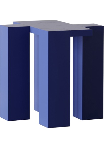 Leg Mavi Mdf Sehpa