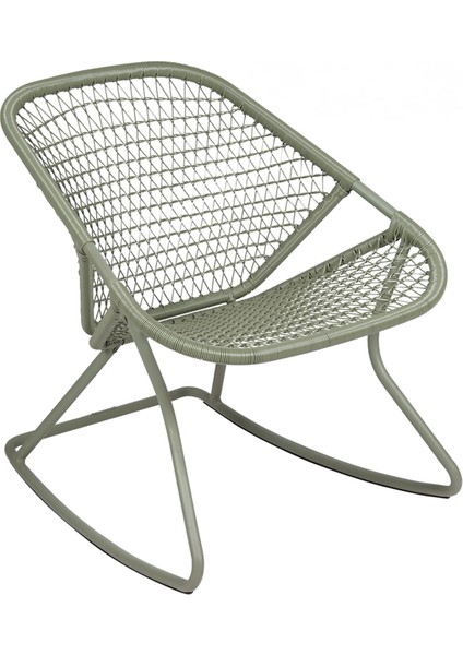 Sixties Armchair Yeşil Metal Bahçe Sandalyesi