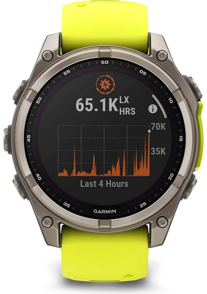 Fenix 8 47 mm Solar Sapphire Titanyum Amp Sarı/grafit Silikon Kayışlı Akıllı Saat fiyatları