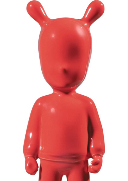 The Red Guest Little Beyaz Porselen Heykel
