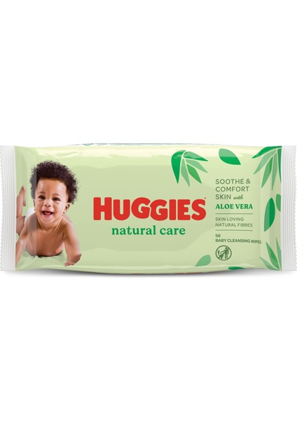 Natural Care Yenidoğan Islak Bebek Havlusu 10x56 Yaprak