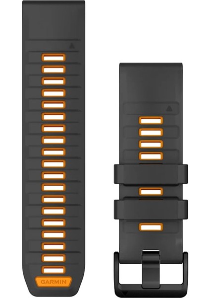 Quickfit Graphite Turuncu 26 mm Akıllı Saat Kordon