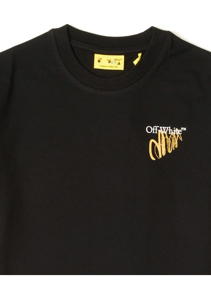 Siyah Logo Detaylı Erkek Çocuk T-Shirt modelleri