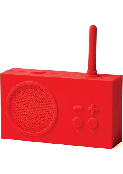 Tykho 3 Kırmızı Radyo ve Bluetooth Hoparlör