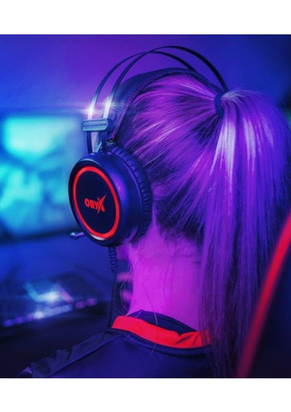 Oryx X210 Donut Pc Ps Xbox Rgb Siyah Oyuncu Kulaklığı
