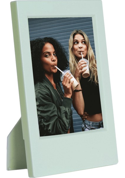 Instax Mini 12 Yeşil Fotoğraf Makinesi + 20'li Film Çerçeve ve Kare Albüm Seti indirimleri