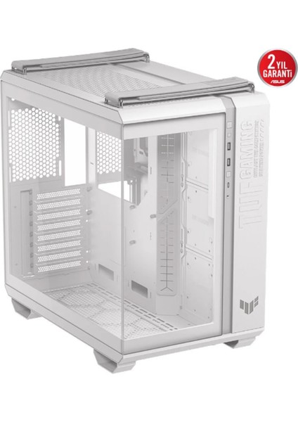 Tuf Gaming GT502 Horizon Beyaz Tempered Glass USB 3.2 Atx Mid Tower Bilgisayar Kasası 90DC0093-B19010