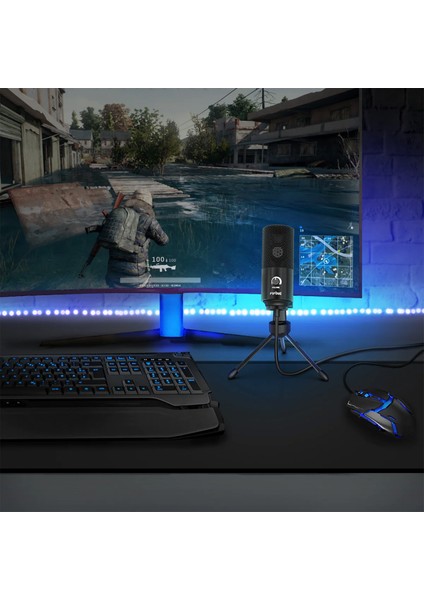 K669B USB Siyah Mikrofon
