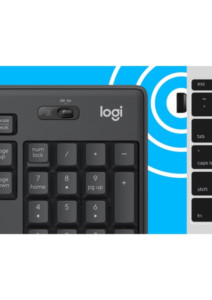 MK295 Kablosuz Siyah Klavye Mouse Set fırsatları