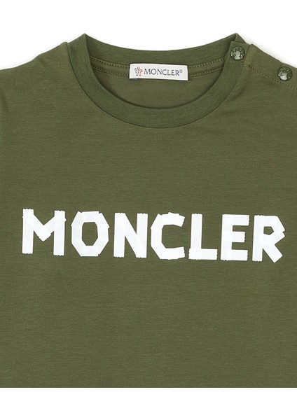 Yeşil Logolu Erkek Çocuk T-Shirt modelleri
